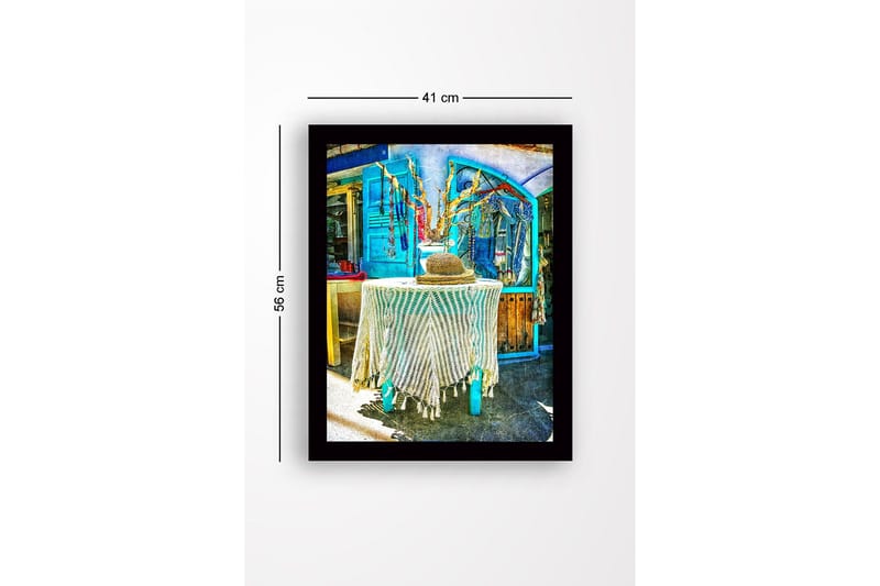 Tavla med Ram Flerfärgad - 41x56 cm - Inredning & dekor - Tavlor & konst