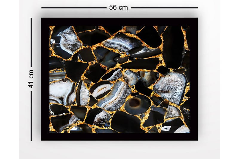 Tavla med Ram Flerfärgad - 41x56 cm - Inredning & dekor - Tavlor & konst