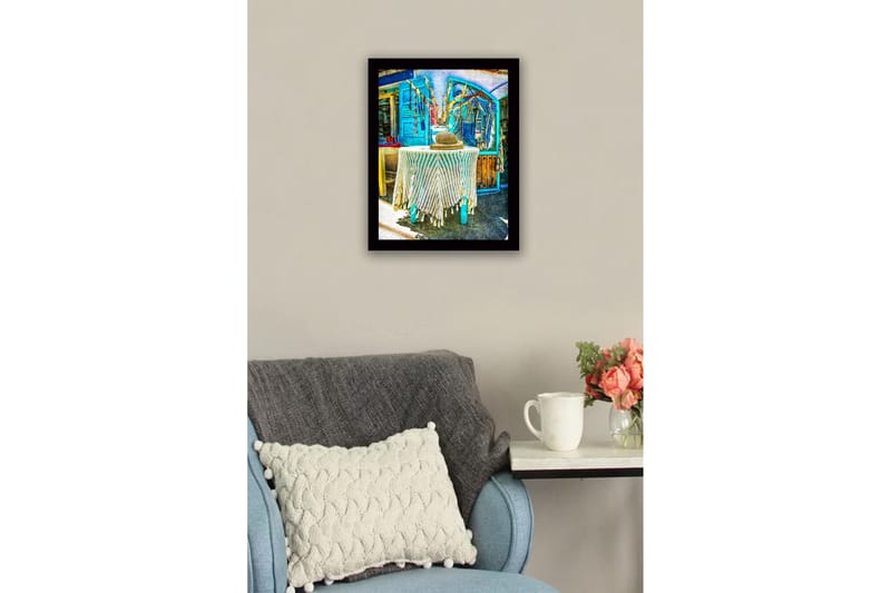 Tavla med Ram Flerfärgad - 41x56 cm - Inredning & dekor - Tavlor & konst