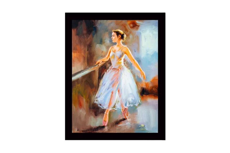 Tavla med Ram Flerfärgad, 41x56 cm