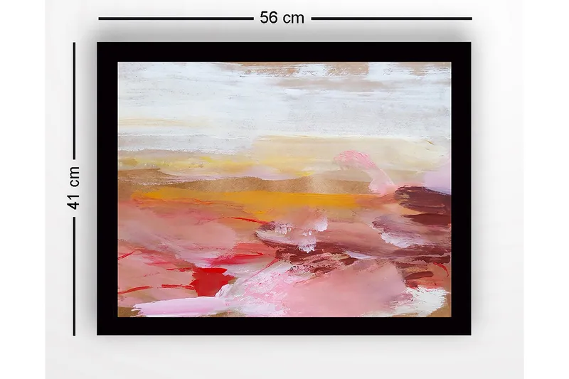Tavla med Ram Flerfärgad - 41x56 cm - Inredning & dekor - Tavlor & konst