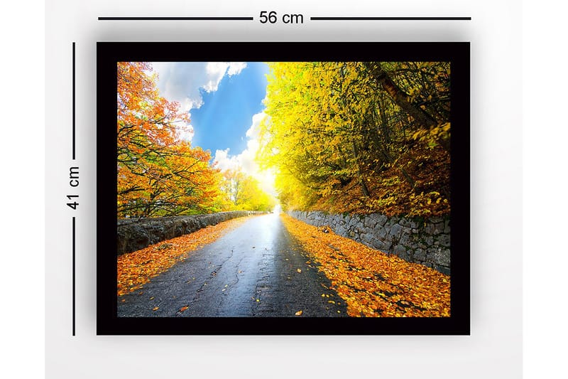 Tavla med Ram Flerfärgad - 41x56 cm - Inredning & dekor - Tavlor & konst