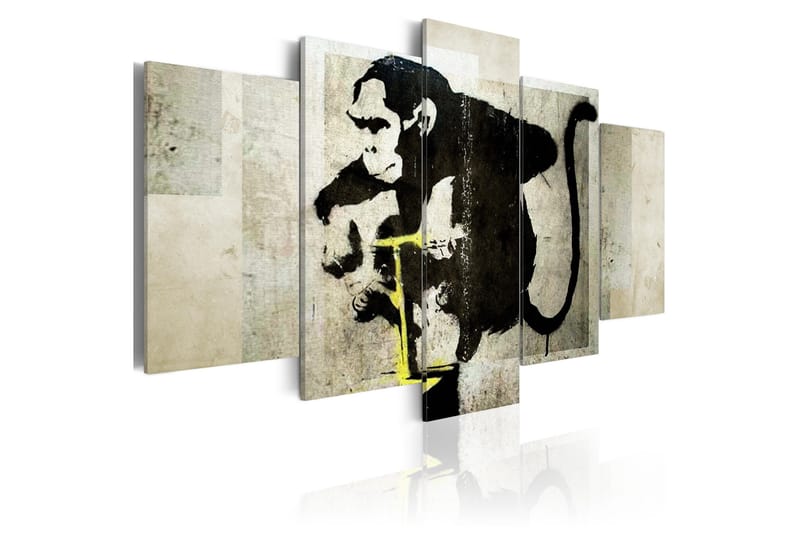 Tavla Monkey Tnt Detonator Banksy 200x100, Artgeist sp. z o. o.