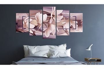 Tavla Moody Flowers 100x50 - Artgeist sp. z o. o. - Inredning & dekor - Tavlor & konst - Canvastavla