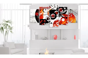 Tavla Music Creations 5 Parts Wide 100x50 - Artgeist sp. z o. o. - Inredning & dekor - Tavlor & konst - Canvastavla