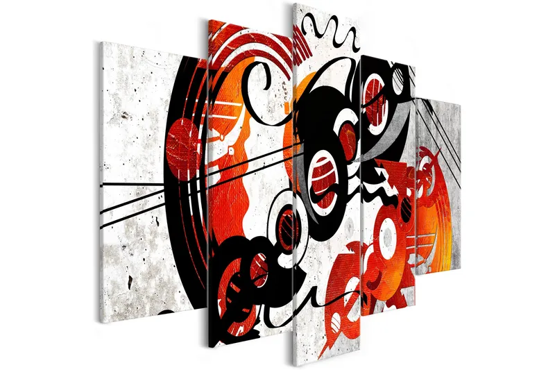 Tavla Music Creations 5 Parts Wide 100x50, Artgeist sp. z o. o.