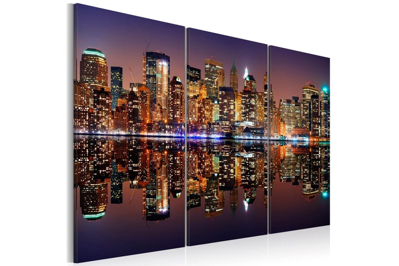 Tavla New York Water Reflection 120x80, Artgeist sp. z o. o.