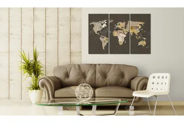 Tavla News Of The World Triptyken 120x80 - Artgeist sp. z o. o. - Inredning & dekor - Tavlor & konst - Canvastavla
