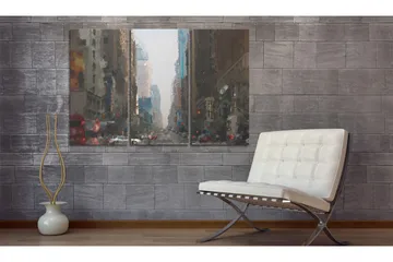 Tavla Rainy City Behind The Glass 60x40 - Artgeist sp. z o. o. - Inredning & dekor - Tavlor & konst - Canvastavla