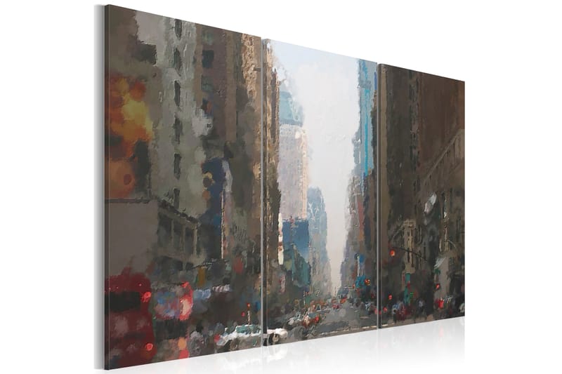 Tavla Rainy City Behind The Glass 60x40, Artgeist sp. z o. o.