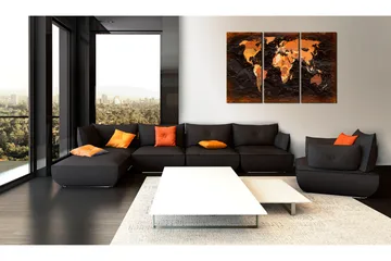 Tavla Remarkable Map 120x80 - Artgeist sp. z o. o. - Inredning & dekor - Tavlor & konst - Canvastavla
