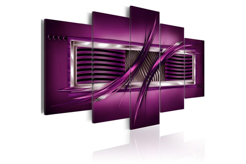 Tavla Rhythm Of Purple 200x100, Artgeist sp. z o. o.