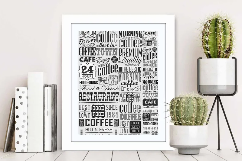 Tavla Sayings med Ram Flerfärgad - 23,5x28,5 cm - Inredning & dekor - Tavlor & konst