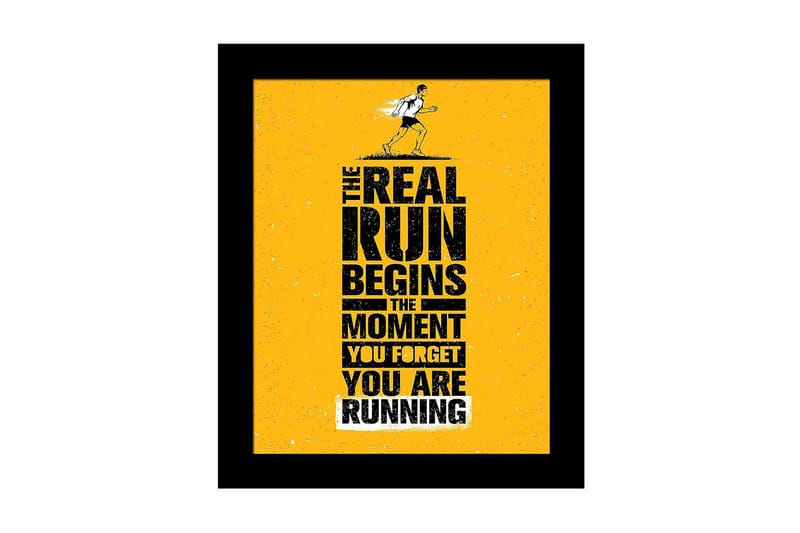 Tavla Sayings med Ram Flerfärgad, 23,5x28,5 cm