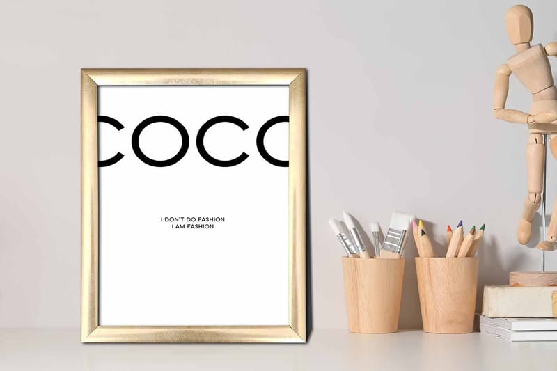 Tavla Sayings med Ram Flerfärgad - 23,5x28,5 cm - Inredning & dekor - Tavlor & konst