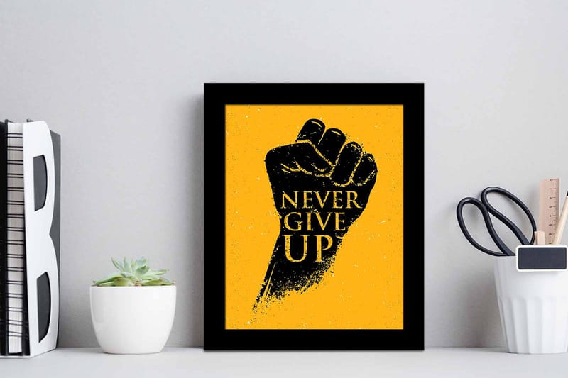 Tavla Sayings med Ram Flerfärgad - 23,5x28,5 cm - Inredning & dekor - Tavlor & konst