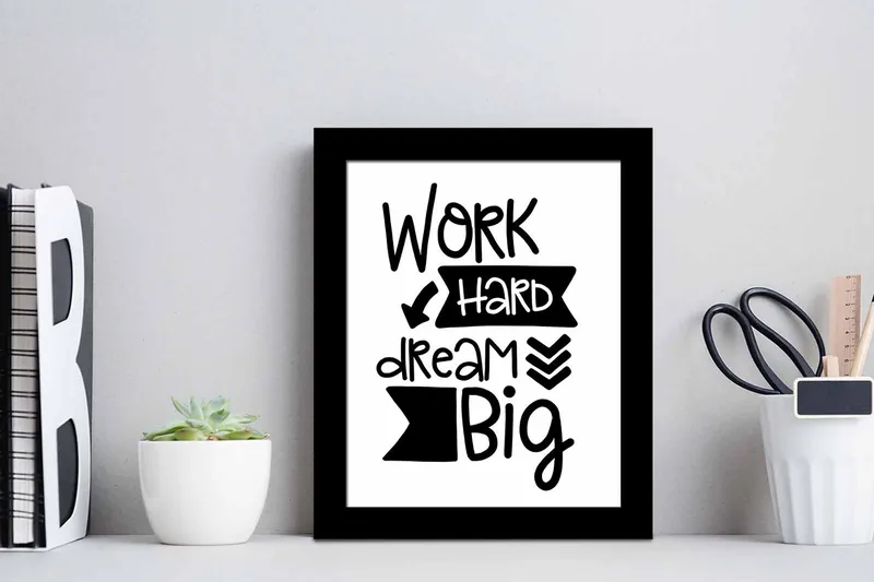 Tavla Sayings med Ram Flerfärgad - 23,5x28,5 cm - Inredning & dekor - Tavlor & konst