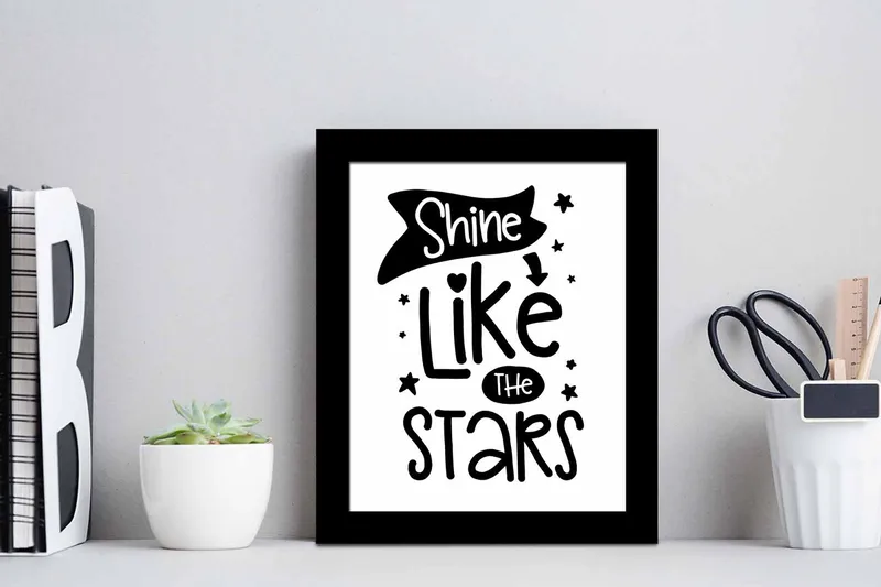 Tavla Sayings med Ram Flerfärgad - 23,5x28,5 cm - Inredning & dekor - Tavlor & konst