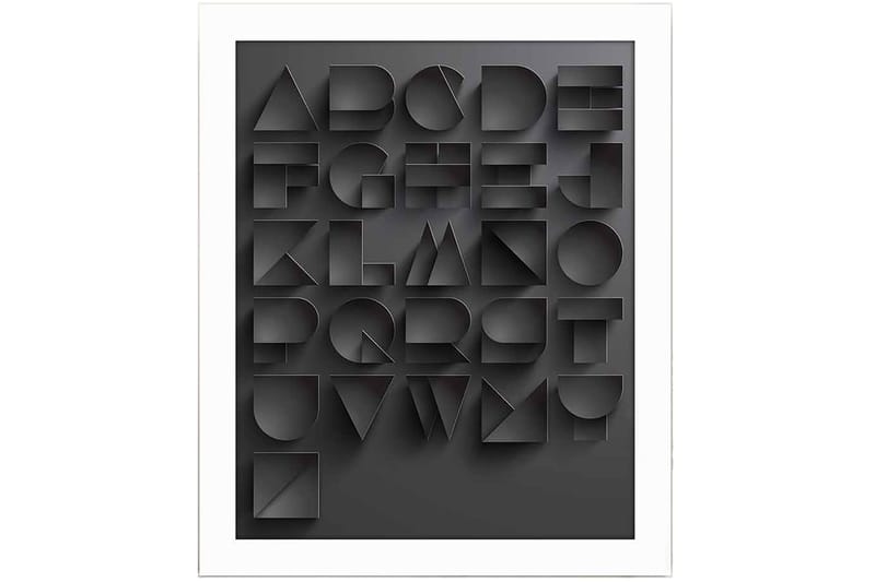 Tavla Sayings med Ram Flerfärgad - 23,5x28,5 cm - Inredning & dekor - Tavlor & konst