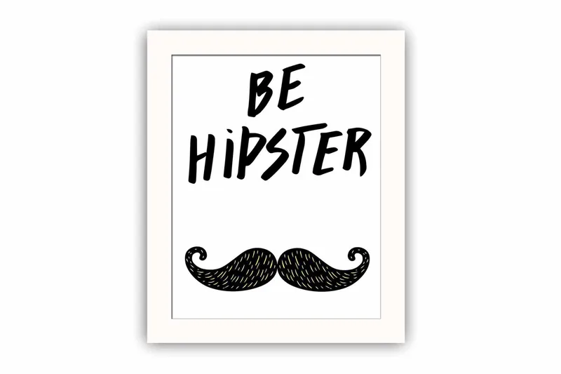 Tavla Sayings med Ram Flerfärgad, 23,5x28,5 cm