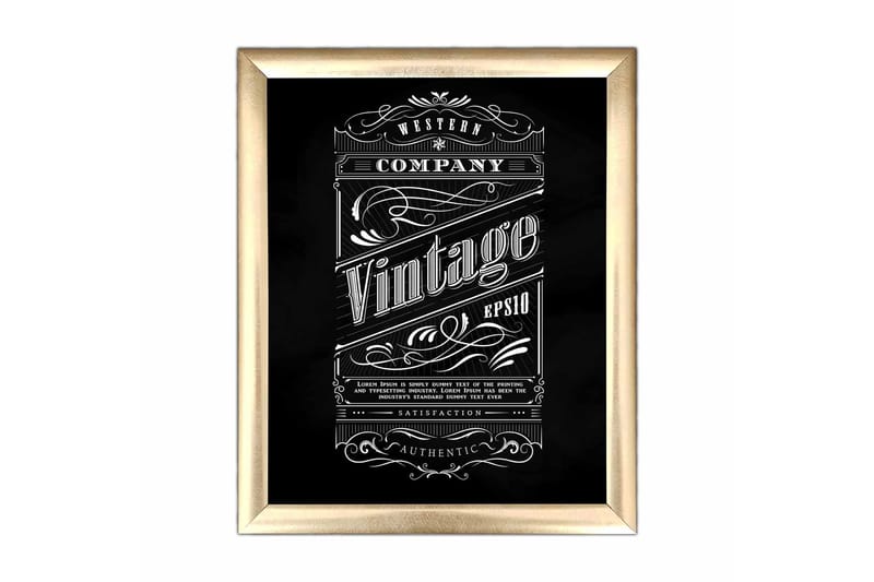 Tavla Sayings med Ram Flerfärgad, 23,5x28,5 cm