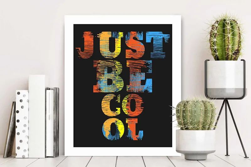 Tavla Sayings med Ram Flerfärgad - 23,5x28,5 cm - Inredning & dekor - Tavlor & konst