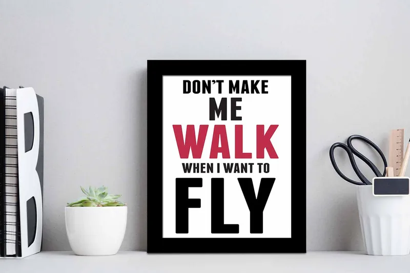 Tavla Sayings med Ram Flerfärgad - 23,5x28,5 cm - Inredning & dekor - Tavlor & konst