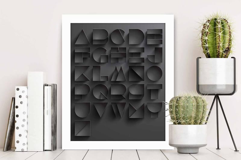 Tavla Sayings med Ram Flerfärgad - 23,5x28,5 cm - Inredning & dekor - Tavlor & konst