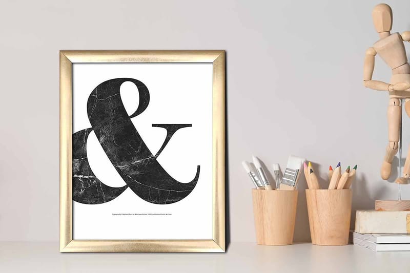 Tavla Sayings med Ram Flerfärgad - 23,5x28,5 cm - Inredning & dekor - Tavlor & konst