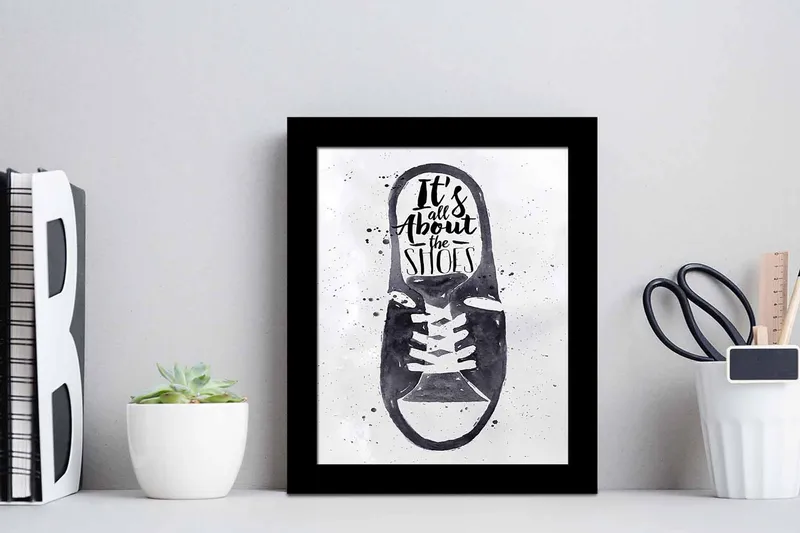 Tavla Sayings med Ram Flerfärgad - 23,5x28,5 cm - Inredning & dekor - Tavlor & konst