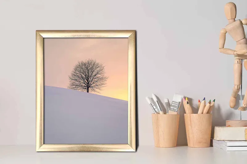 Tavla Scenic med Ram Flerfärgad - 23,5x28,5 cm - Inredning & dekor - Tavlor & konst