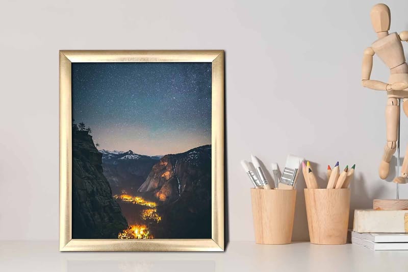 Tavla Scenic med Ram Flerfärgad - 23,5x28,5 cm - Inredning & dekor - Tavlor & konst