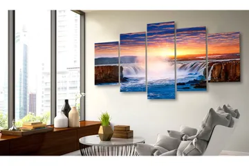 Tavla Selfoss Waterfall Iceland 100x50 - Artgeist sp. z o. o. - Inredning & dekor - Tavlor & konst - Canvastavla
