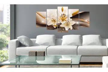 Tavla Shiny Lily 100x50 - Artgeist sp. z o. o. - Inredning & dekor - Tavlor & konst - Canvastavla