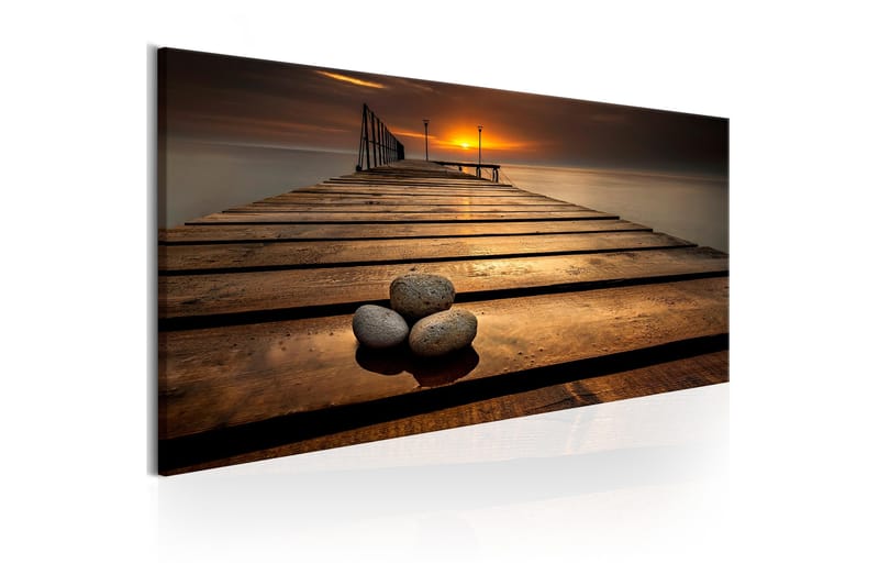 Tavla Stones on the Pier 120x40 - Inredning & dekor - Tavlor & konst - Canvastavla