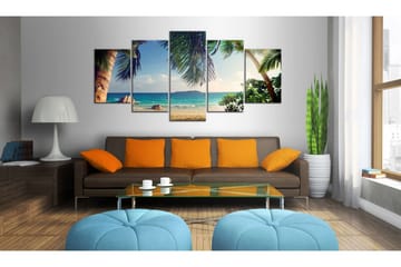 Tavla Under Palm Trees 100x50 - Artgeist sp. z o. o. - Inredning & dekor - Tavlor & konst - Canvastavla