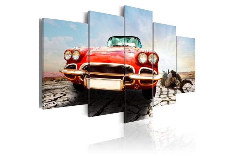 Tavla Vintage Red Dream 200x100, Artgeist sp. z o. o.