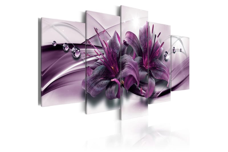 Tavla Violet Lily 100x50, Artgeist sp. z o. o.
