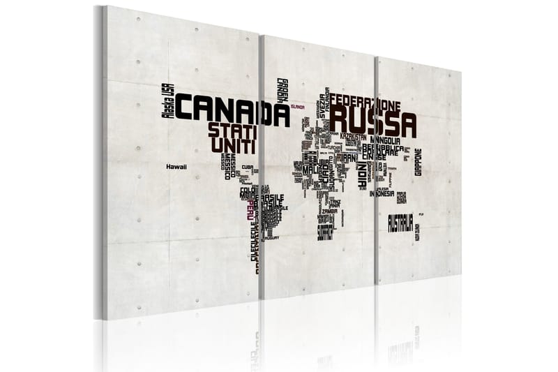 Tavla What A Wonderful World Triptych 60x40 - Artgeist sp. z o. o. - Inredning & dekor - Tavlor & konst - Canvastavla