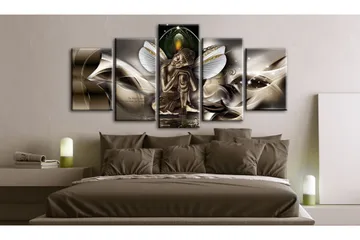 Tavla Winged Buddha 100x50 - Artgeist sp. z o. o. - Inredning & dekor - Tavlor & konst - Canvastavla