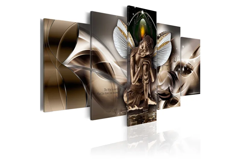 Tavla Winged Buddha 100x50, Artgeist sp. z o. o.