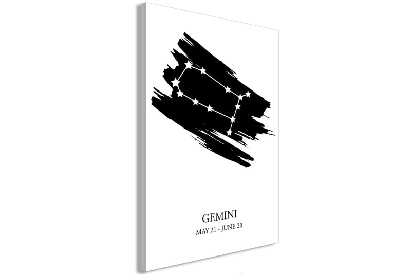 Tavla Zodiac Signs: Gemini (1 Part) Vertical 60x90 - Artgeist sp. z o. o. - Inredning & dekor - Tavlor & konst - Canvastavla