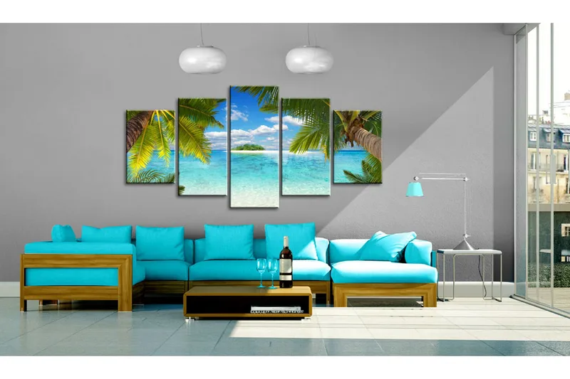 Tavla Paradise Island 200x100 - Artgeist sp. z o. o. - Inredning & dekor - Tavlor & konst - Canvastavla