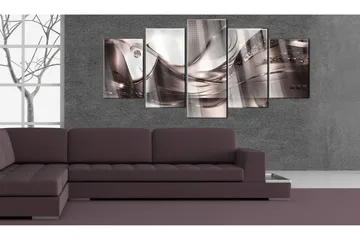 Tavla På Akryl Golden Storm 100x50 - Artgeist sp. z o. o. - Inredning & dekor - Tavlor & konst