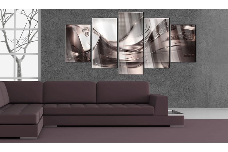 Tavla På Akryl Golden Storm 100x50 - Artgeist sp. z o. o. - Inredning & dekor - Tavlor & konst