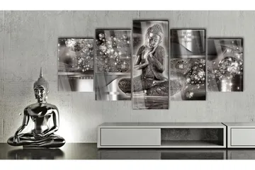 Tavla På Akryl Silver Serenity 100x50 - Artgeist sp. z o. o. - Inredning & dekor - Tavlor & konst