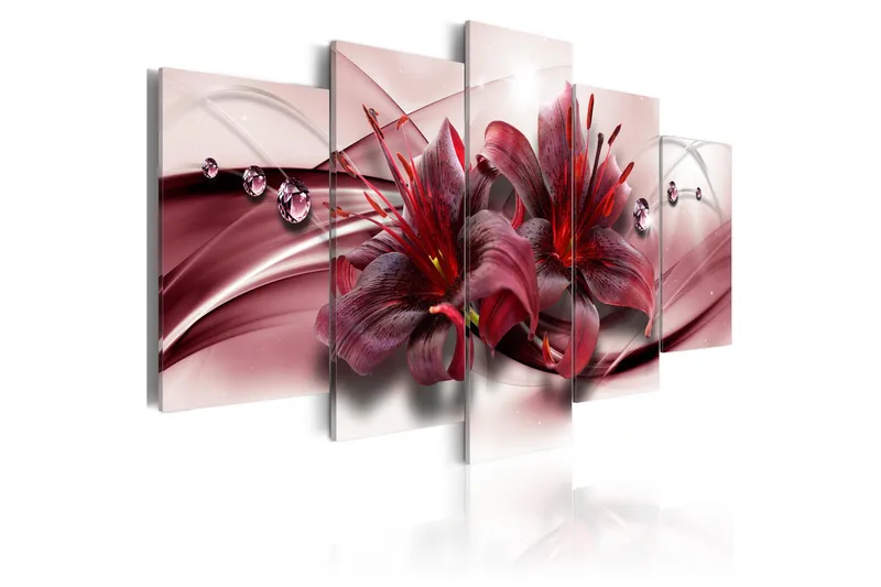 Tavla Pink Lily 200x100, Artgeist sp. z o. o.