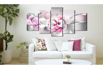 Tavla Pink Marriage 100x50 - Artgeist sp. z o. o. - Inredning & dekor - Tavlor & konst - Canvastavla