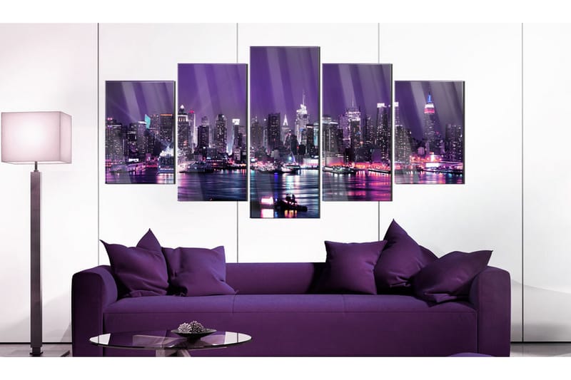 Tavla På Akryl Purple Sky 100x50 - Artgeist sp. z o. o. - Inredning & dekor - Tavlor & konst