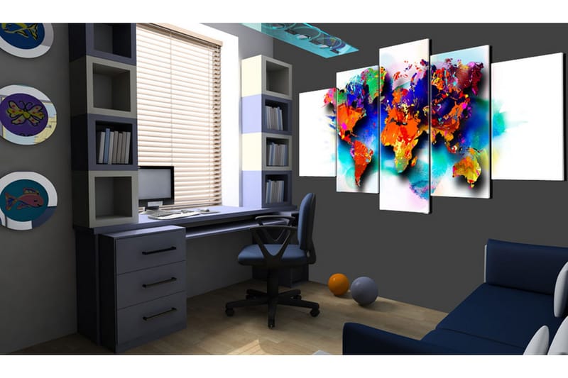 Tavla Picturesque World 100x50 - Artgeist sp. z o. o. - Inredning & dekor - Tavlor & konst - Canvastavla